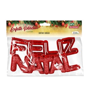 Enfeite Pêndulo Glitter Feliz Natal-838100-43987