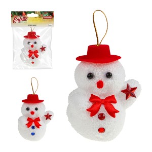 Enfeite Boneco De Neve Isopor-836647-13008