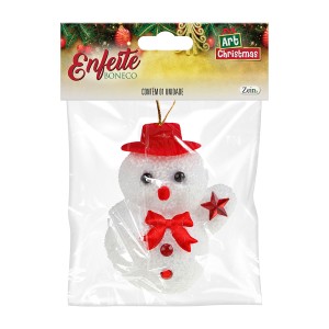 Enfeite Boneco De Neve Isopor-836647-86497