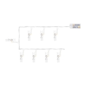 Pisca Prendedor Branco 10 Leds-842921-89141