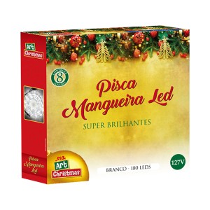 Pisca Mangueira Branco 180 Leds-840511