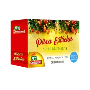 Pisca Estrelas Branco 20 Leds-842919