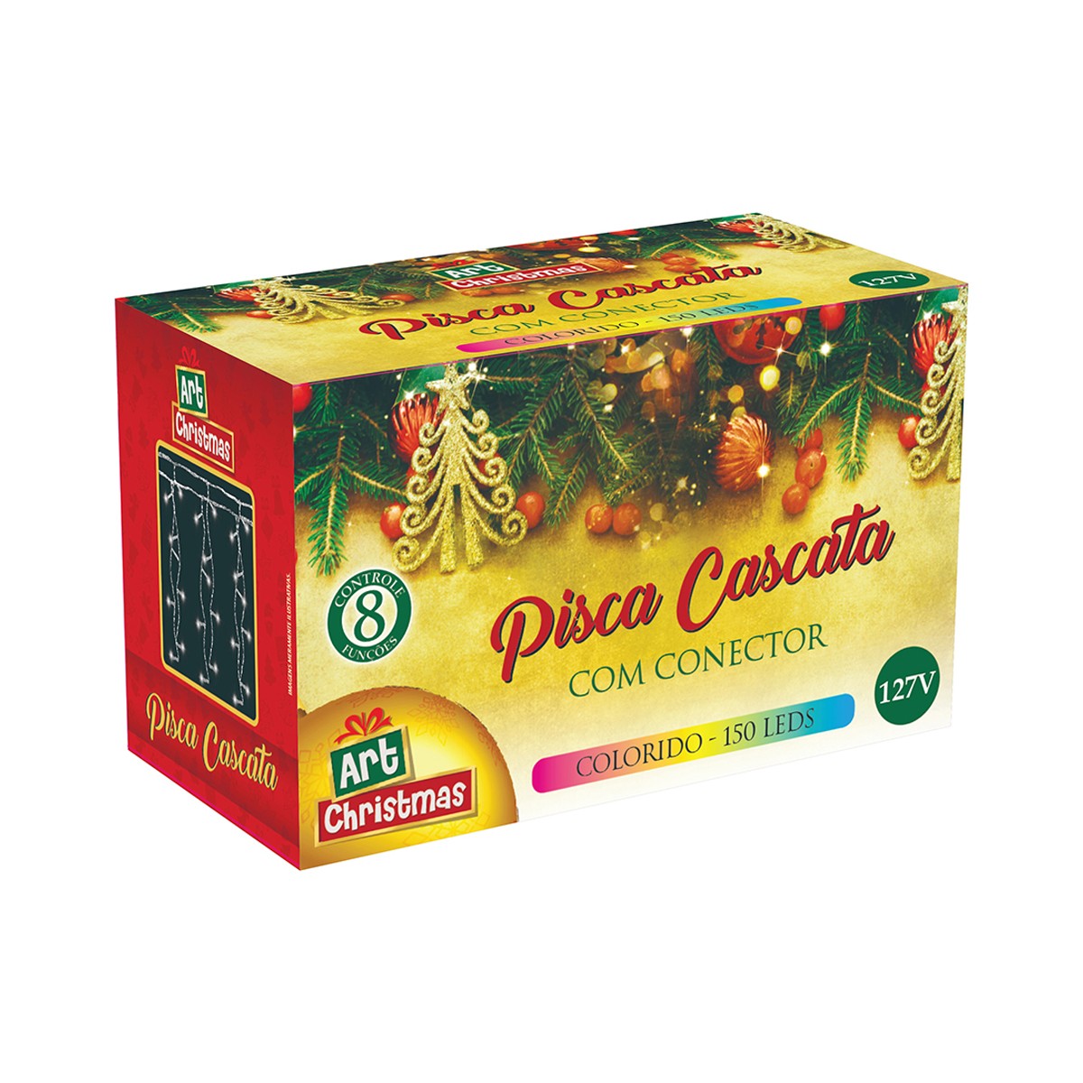 Pisca Cascata Colorido 150 Leds-840486