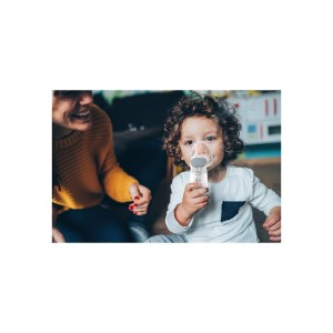 Inalador Mesh Branco E Cinza-HC215-32213