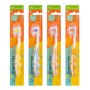 Escova De Dente Infantil Com Capa +1 Ano 1 Unidade-HC579