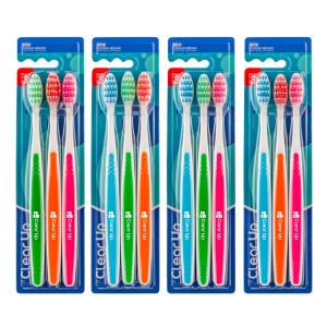 Pack De 3 Escovas De Dente Slim Cerdas Medias-HC584