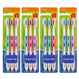 Pack De 3 Escovas De Dente Pop Cerdas Macias-HC589