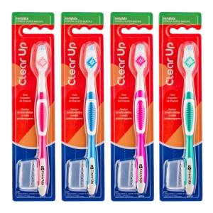 Escova De Dente Soft Com Limpador De Lingua 1 Unidade-HC590