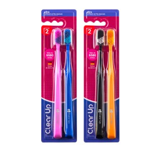 Pack De 2 Escovas De Dente Supreme Ultra Macia Com Capa-HC594