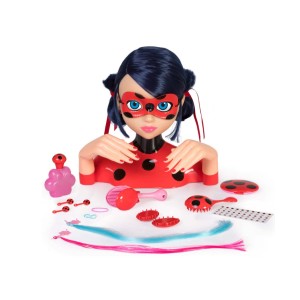 Busto Ladybug Styling Head Deluxe Com Acessórios-BR1579-33181