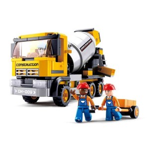 Blocos Cubic Construção Caminhão Betoneira 248pcs-BR829-64639