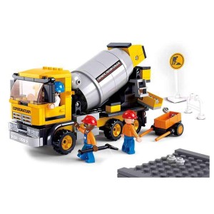 Blocos Cubic Construção Caminhão Betoneira 248pcs-BR829-78260