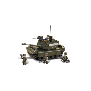 Blocos Cubic Land Forces Tanque 312pcs-BR908-59721