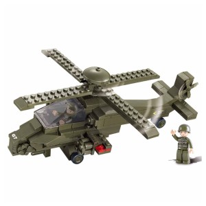 Blocos Land Forces Helicoptero 199pcs-BR906-93798