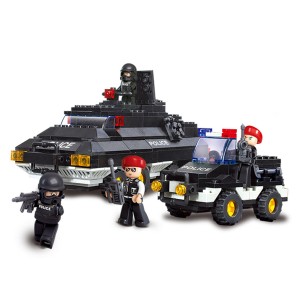 Blocos Cubic Polícia Tanque De Guerra 311pcs-BR836-29774