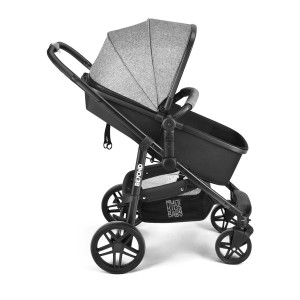 Carrinho Passeio 2 Em 1 Beyond Multikids Baby Cinza-BB429-32369