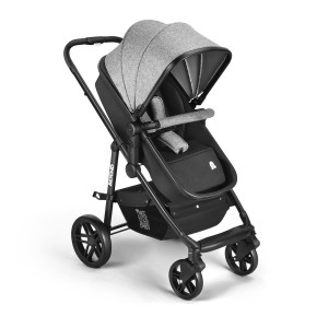 Carrinho Passeio 2 Em 1 Beyond Multikids Baby Cinza-BB429