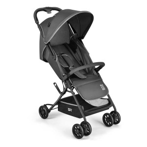 Carrinho Compacto Spy Multikids Baby Cinza-BB425