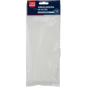 Abracadeira Nylon Branca 2,5x200mm.-102720-49834