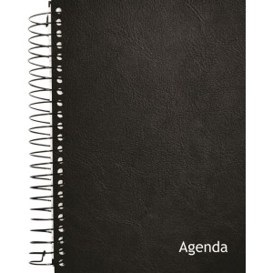 Agenda Permanente Espiral Cd Preta 160fl-106920-42612