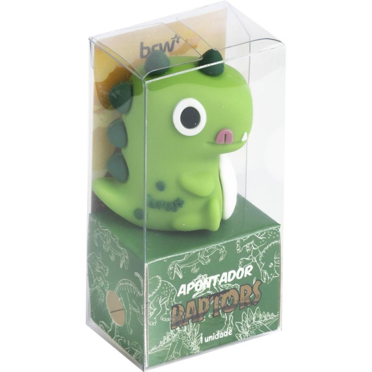 Apontador Com Deposito Plastico Raptors Magic Sortido-106991-56873