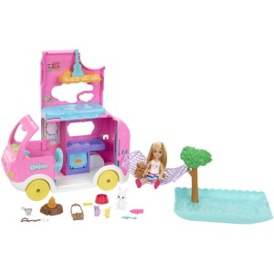 Barbie Family Chelsea Trailer De Camping-104013-27116