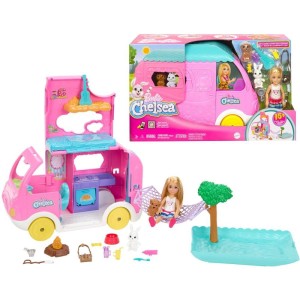 Barbie Family Chelsea Trailer De Camping-104013-78850