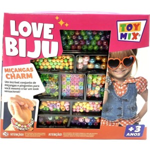 Bijuteria E Micanga Love Biju Charm 300pcs+fio-106755-15226