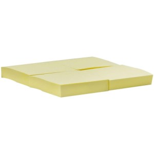 Bloco De Recado Autoadesivo 38x50mm Amarelo 4blocosx100fls-110946-50006