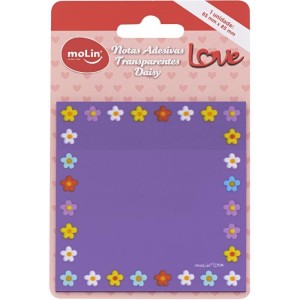 Bloco De Recado Autoadesivo Love Daisy 85x85mm 20fls-111708-11881