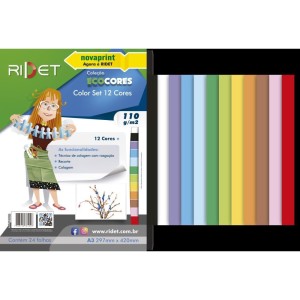 Bloco Para Educacao Artistica Color Set A3 12cor.110gr 24fls-111552-38494