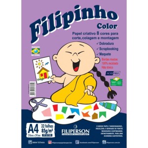 Bloco Para Educacao Artistica Filipin. Criat.8cor.a4 85g 32f-111112-12443