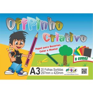 Bloco Para Educacao Artistica Offpinho Criativo A3 120g 20fl-069971-13692