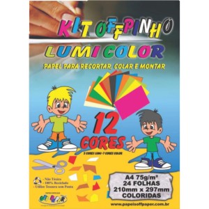 Bloco Para Educacao Artistica Offpinho Lumi A4 75g 24fls.-111042-19541