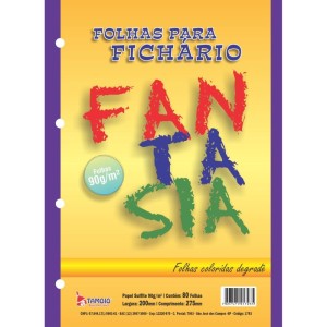 Bloco Para Fichario Universit. Rainbow 90g 80 Folhas-108399-40748