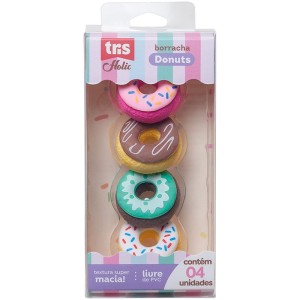 Borracha Decorada Donut 4 Cores-110168-70516