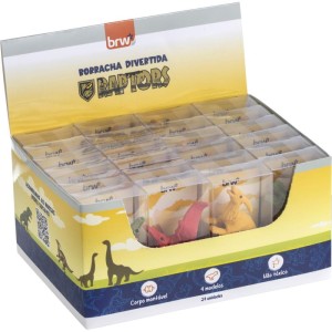 Borracha Decorada Raptors Sortido