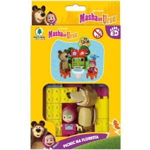 Brinquedo Para Montar Masha E O Urso Picnic Na Flore-104848-61231