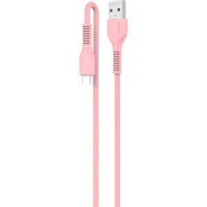 Cabo Usb Letron Micro Usb 2.4a 1mt Rosa-110054-12765