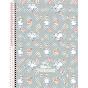 Caderno 01x1 Capa Dura Alice In Wonderland 80f-109731-17545