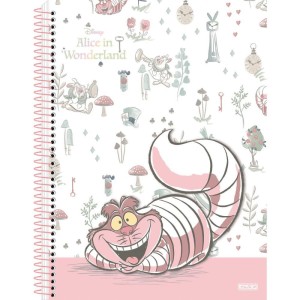 Caderno 01x1 Capa Dura Alice In Wonderland 80f-109731-20052