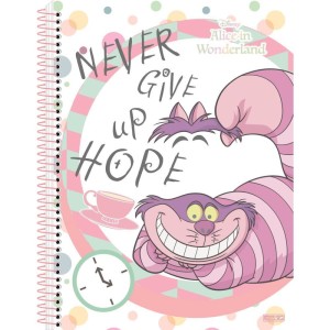 Caderno 01x1 Capa Dura Alice In Wonderland 80f-109731-27897