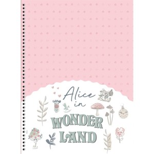 Caderno 01x1 Capa Dura Alice In Wonderland 80f-109731-97159