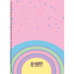 Caderno 01x1 Capa Dura Be Happy 80f-109782-15039