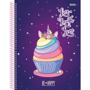 Caderno 01x1 Capa Dura Be Happy 80f-109782-21769