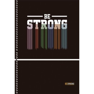 Caderno 01x1 Capa Dura Be Strong 80f-109779-26003