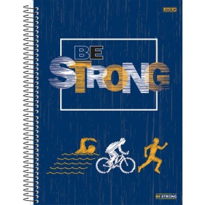 Caderno 01x1 Capa Dura Be Strong 80f-109779-67736