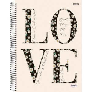 Caderno 01x1 Capa Dura Bom D+ Feminino 80f-110510-73290