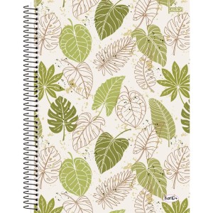 Caderno 01x1 Capa Dura Bom D+ Feminino 80f-110510-95556