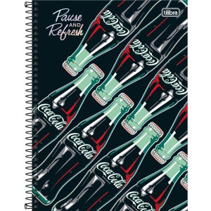 Caderno 01x1 Capa Dura Coca Cola Connect 80fls-109200-60964